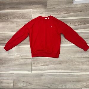 Levi's Vibrant Red Crewneck Sweater